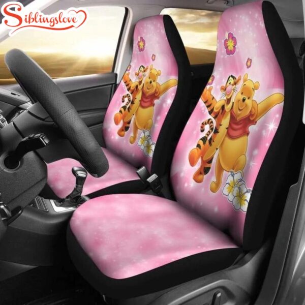 Tiger Winnie The Pooh Love Car Seat Cover Decor For Car