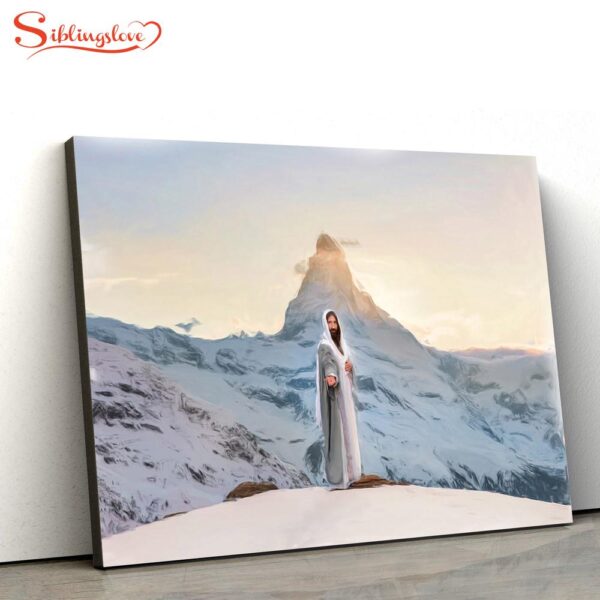 To Move Mountains Canvas Picture Jesus Canvas Wall Art