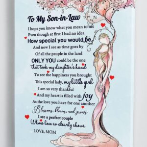 To Son In Law Canvas…