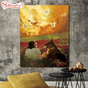 Together German Shepherd Canvas Canvas…