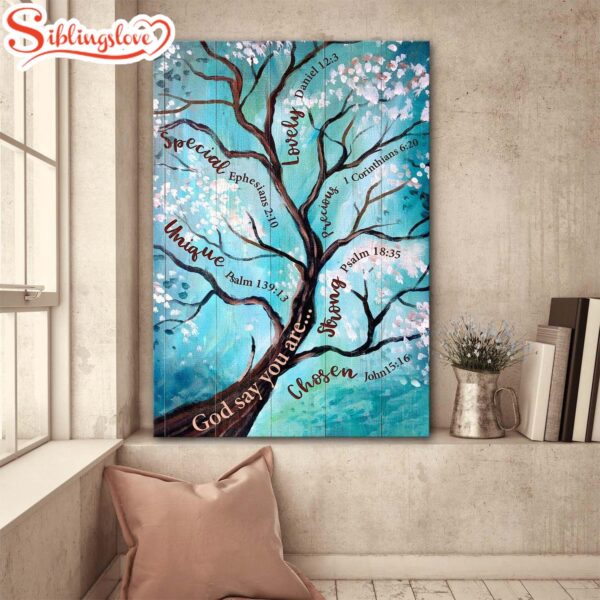 Tree God Says You Are God Says You Are Canvas Wall Art