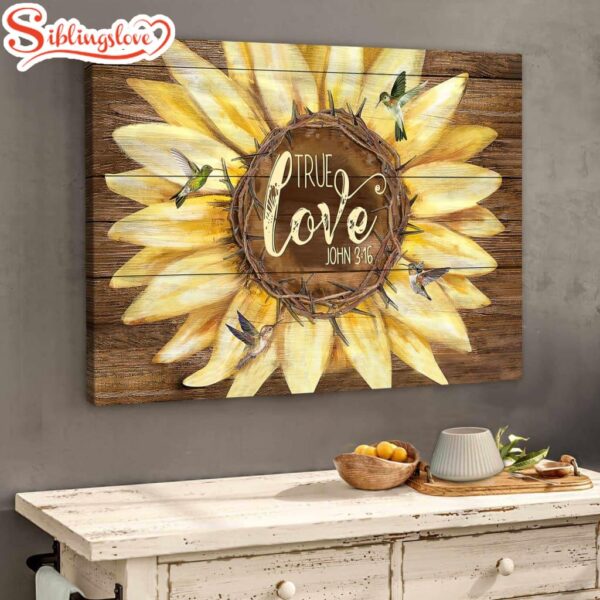 True Love John 316 Canvas Wall Art