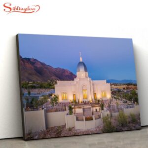 Tucson Arizona Temple Blue Hour…