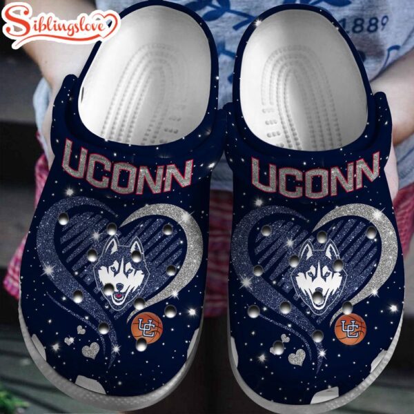 Uconn Huskies NCAA Sport Clogs Shoes Comfortable For Men Women