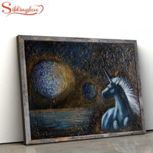 Unicorn Painting Canvas Wall Art