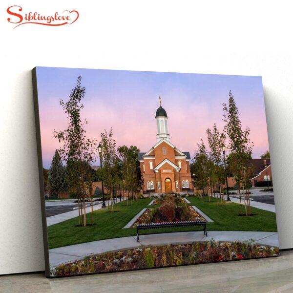 Vernal Temple Eventide Canvas Wall Art Jesus Christ Picture Canvas Christian Wall Art