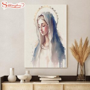 Virgin Mary Christian Jesus Canvas…