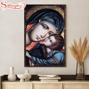 Virgin Mary Jesus Canvas Wall…