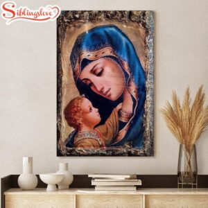 Virgin Mary Jesus Canvas Wall…