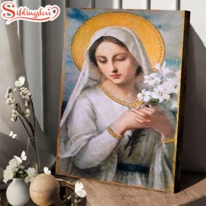 Virgin Mary Madonna Canvas Wall…