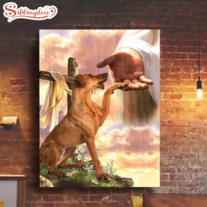 Vizsla God Hand Canvas Canvas…