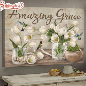 White Tulip Hummingbird Jesus Amazing…