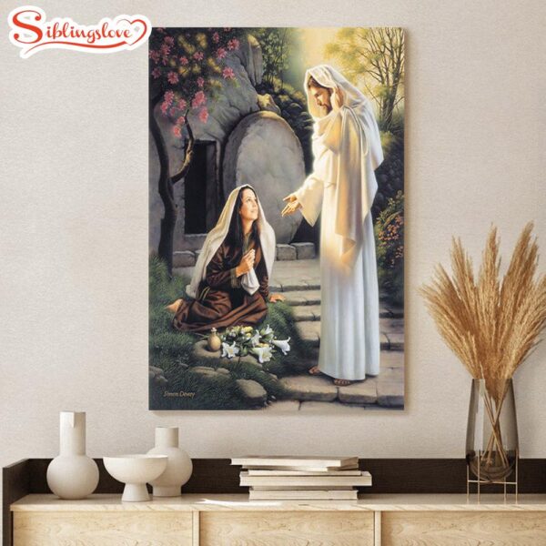 Why Weepest Thou Canvas Wall Art Jesus Canvas Pictures Christian Canvas Wall Art