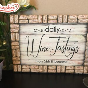 Wine Tastings Daily Canvas Wall…