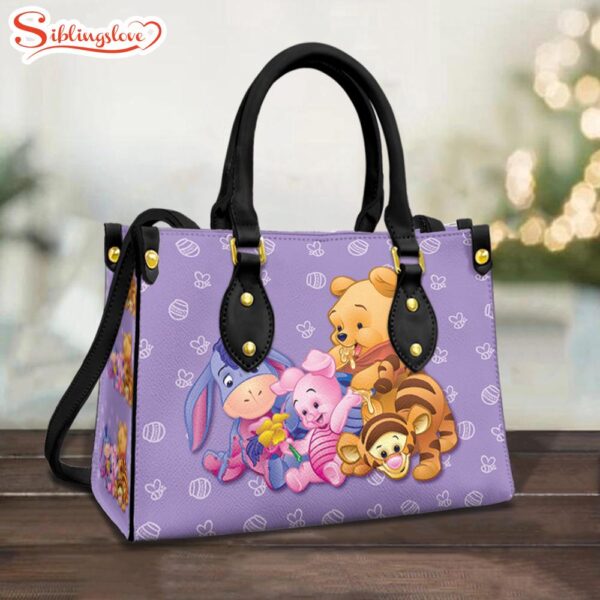 Winnie Pooh Tigger Piglet Eeyore Leather Handbag