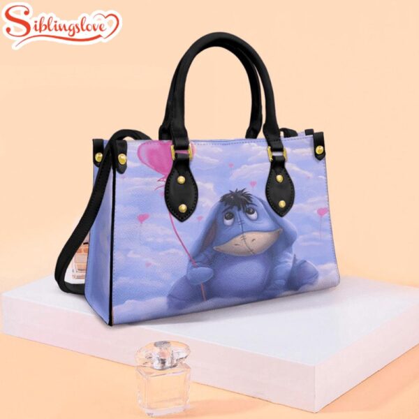 Cartoon Disney Women Bag Winnie The Pooh Eeyore Balloon Leather Bag Handbag