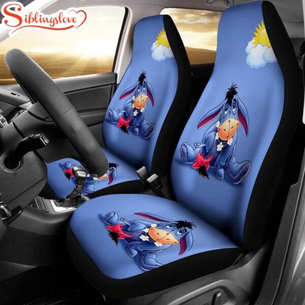 Winnie The Pooh Eeyore Disney Car Seat Cover Decor For Car