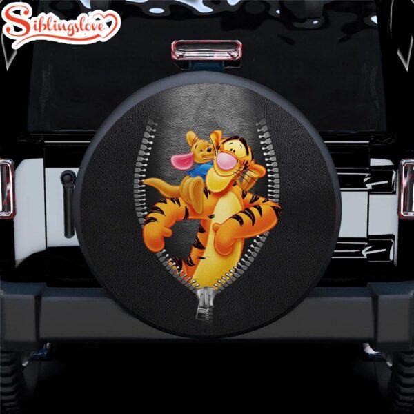 Winnie The Pooh Minnie Mouse Tigger Zipper Car Spare Tire Gift For Campers