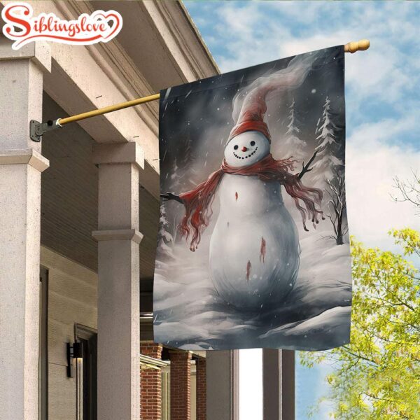 Winters Whisper The Mystical Snowman Snowman Xmas  Garden House Flag Holiday Flag Decor