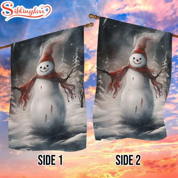 Winters Whisper The Mystical Snowman Snowman Xmas  Garden House Flag Holiday Flag Decor