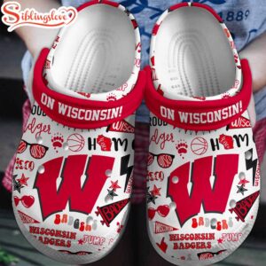 Wisconsin Badgers NCAA Sport Clogs…