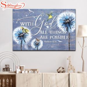 With God All Things Are…