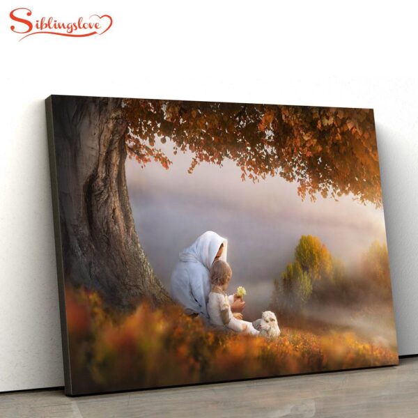 With Promise Canvas Picture Jesus Canvas Wall Art