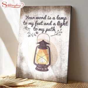 You Word Is A Lamp…