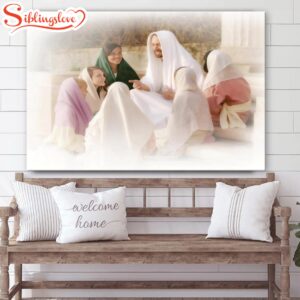 Young Women (White) Canvas Wall…