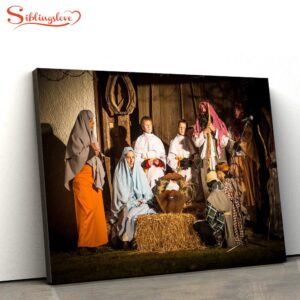 Zive Jaslice Jesus Canvas Wall…